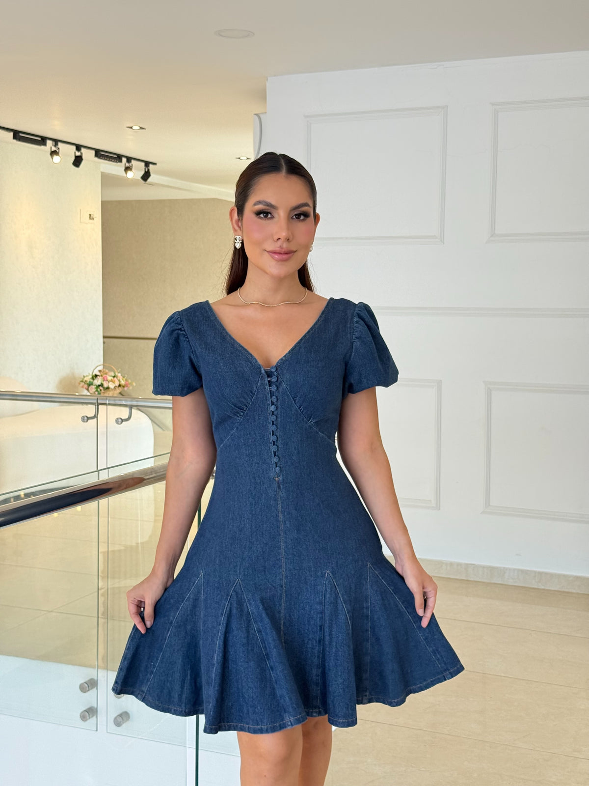 Vestido Denim Élégance
