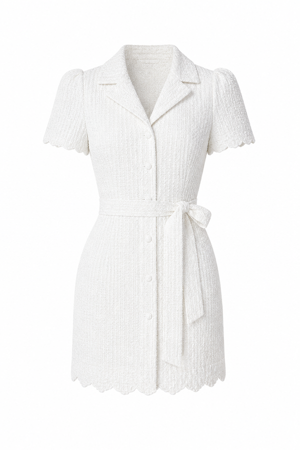 Vestido Elegance Tweed Chic