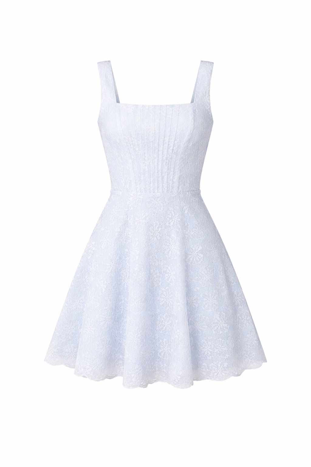 Vestido Encanto Celeste Lace