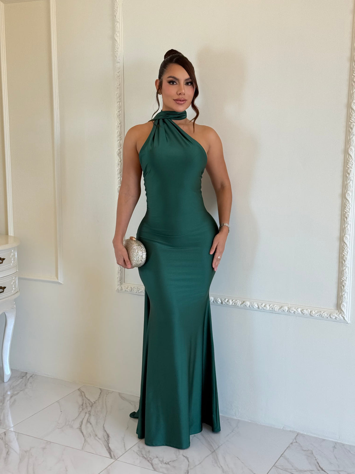 Vestido Capa Drapeada