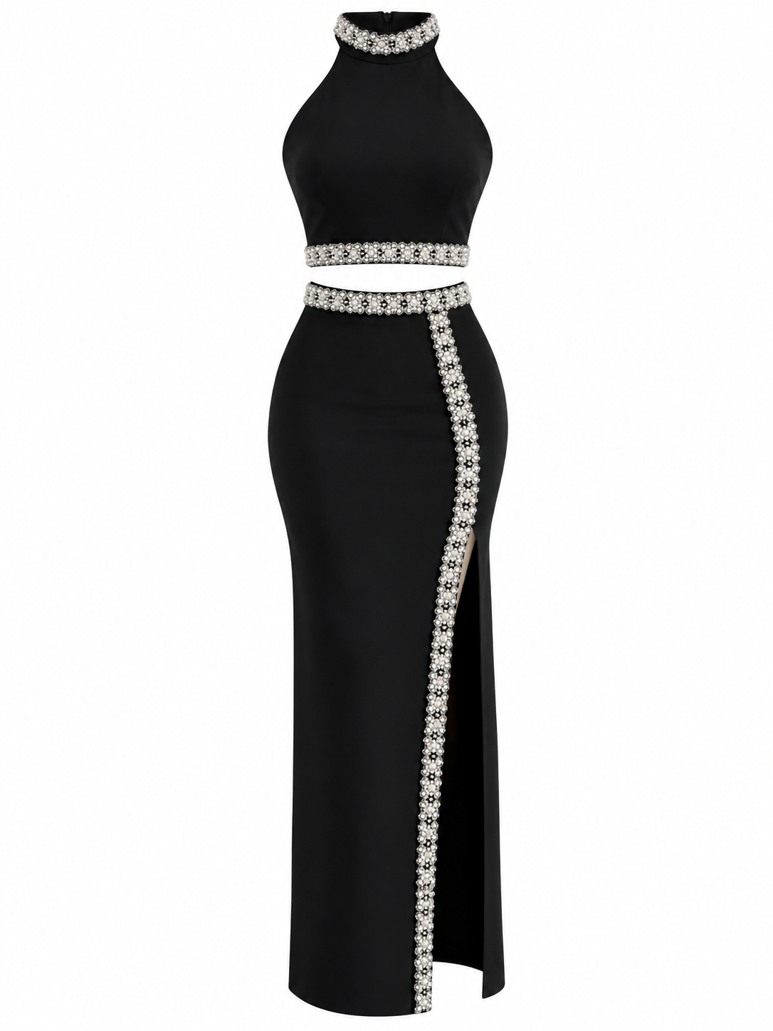 Set Crystal Trim Black