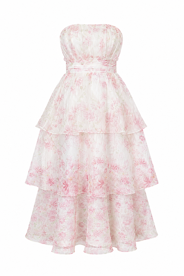 Vestido Midi Rose Garden