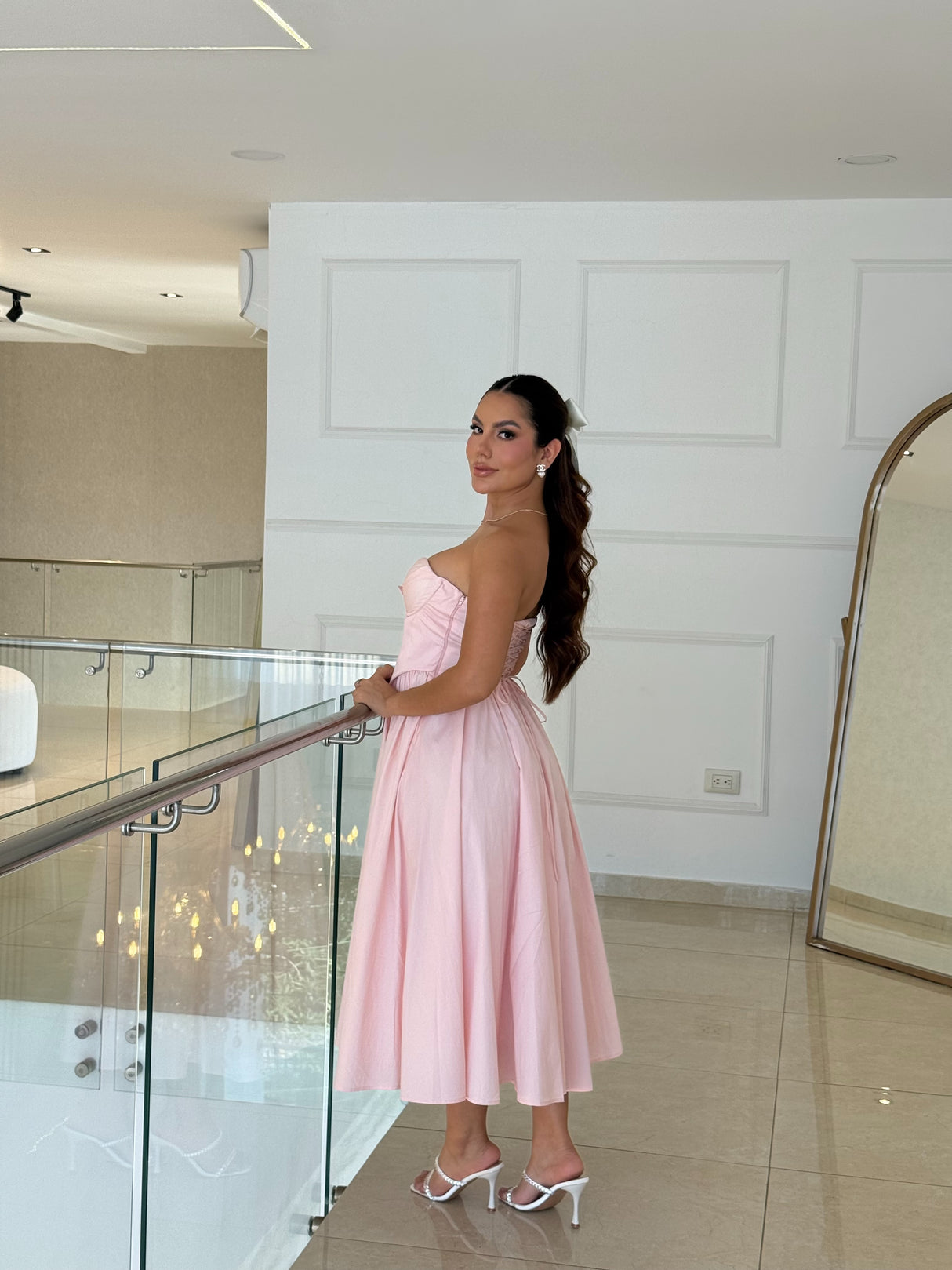 Vestido Rosé Couture Midi