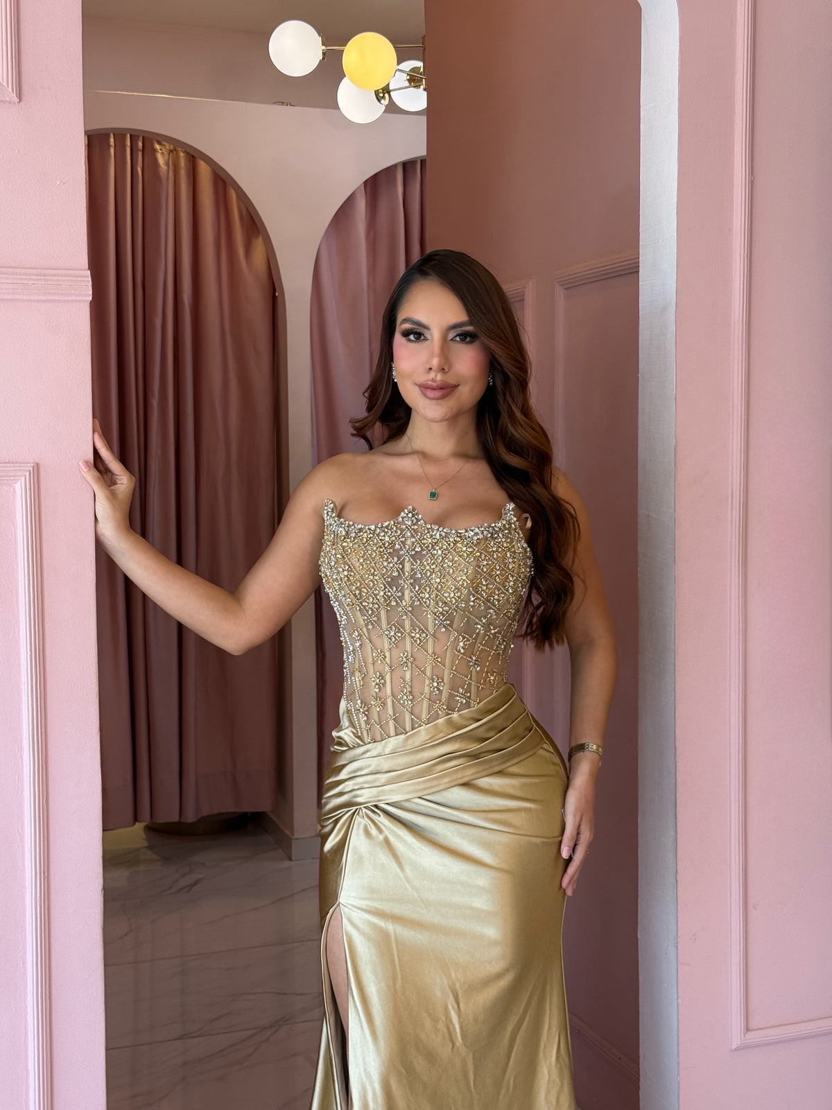 Vestido Golden Royale Luxe
