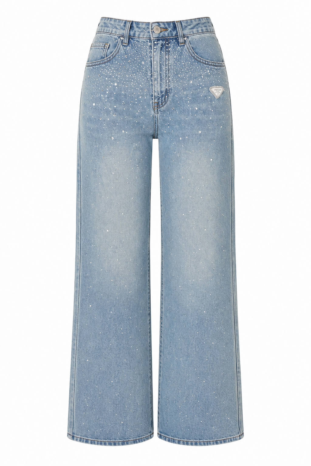 Jean Crystal Glow Wide Leg