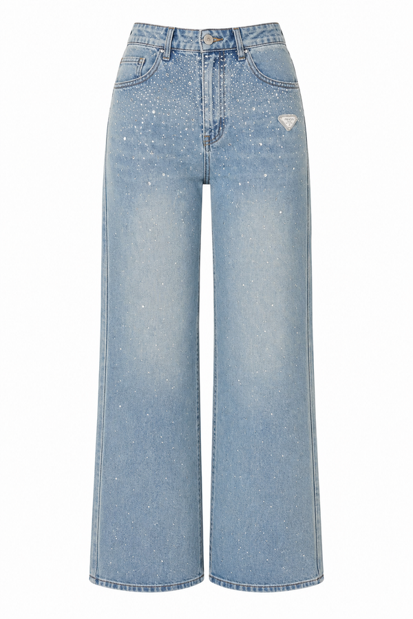 Jean Crystal Glow Wide Leg