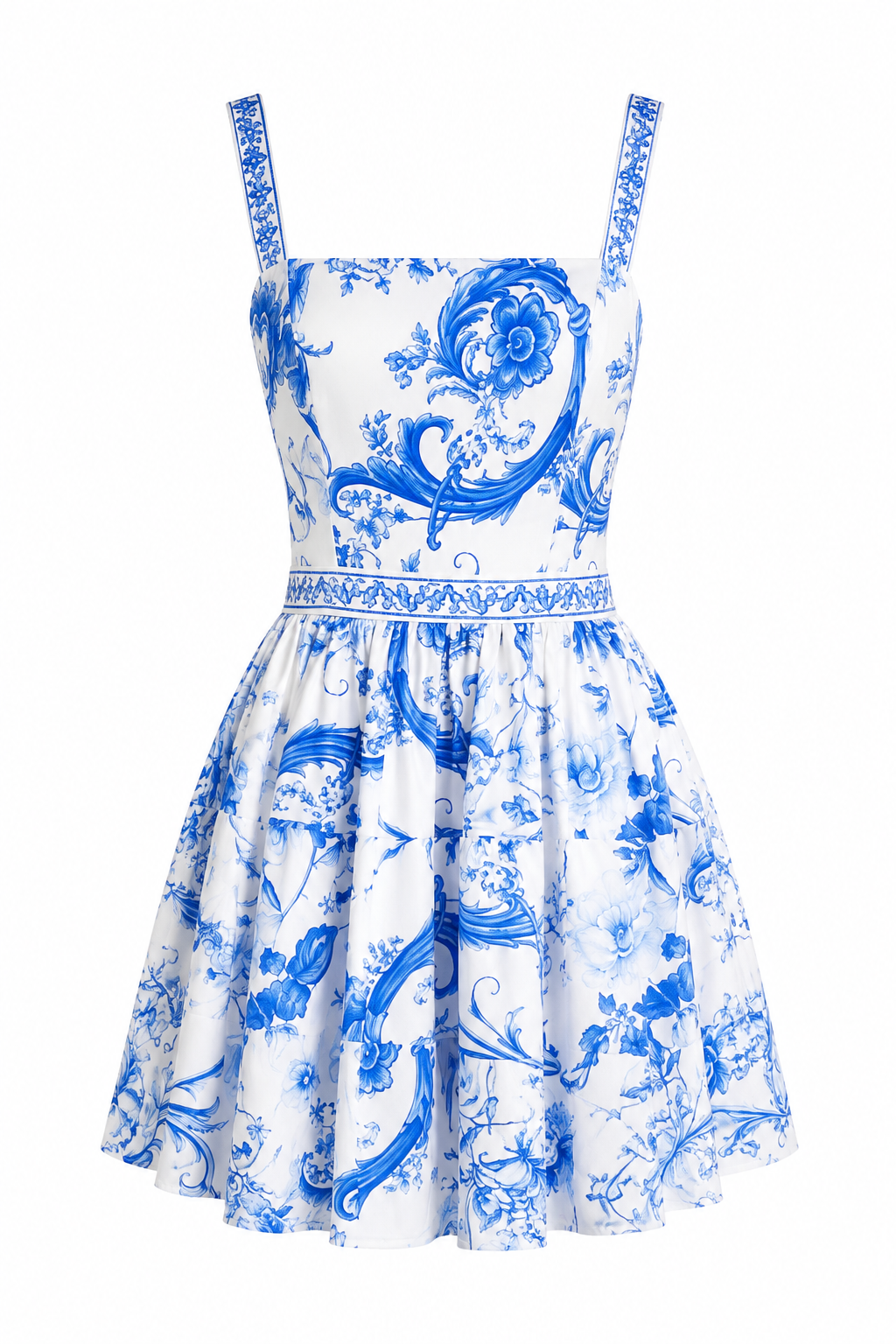 Vestido Porcelana Azul Charm