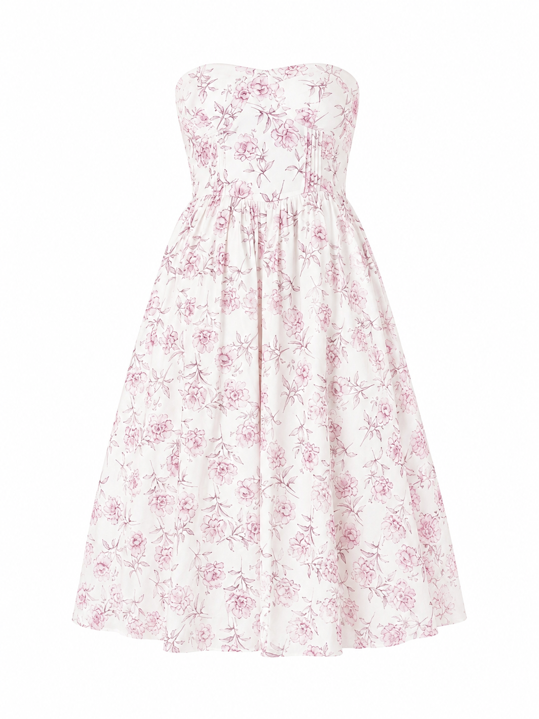 Vestido Jardín de Rosas Midi