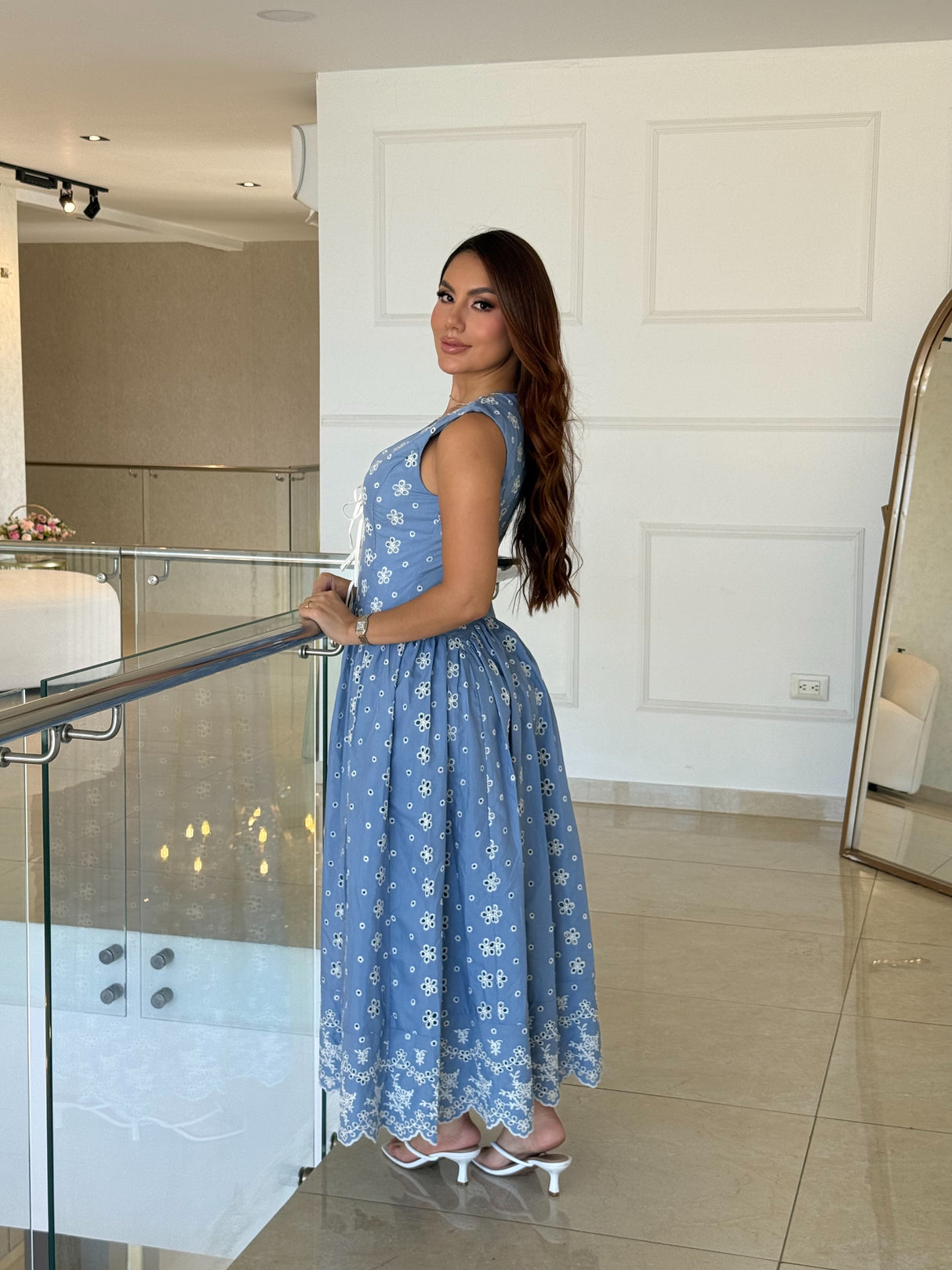 Vestido Sage Bloom Midi