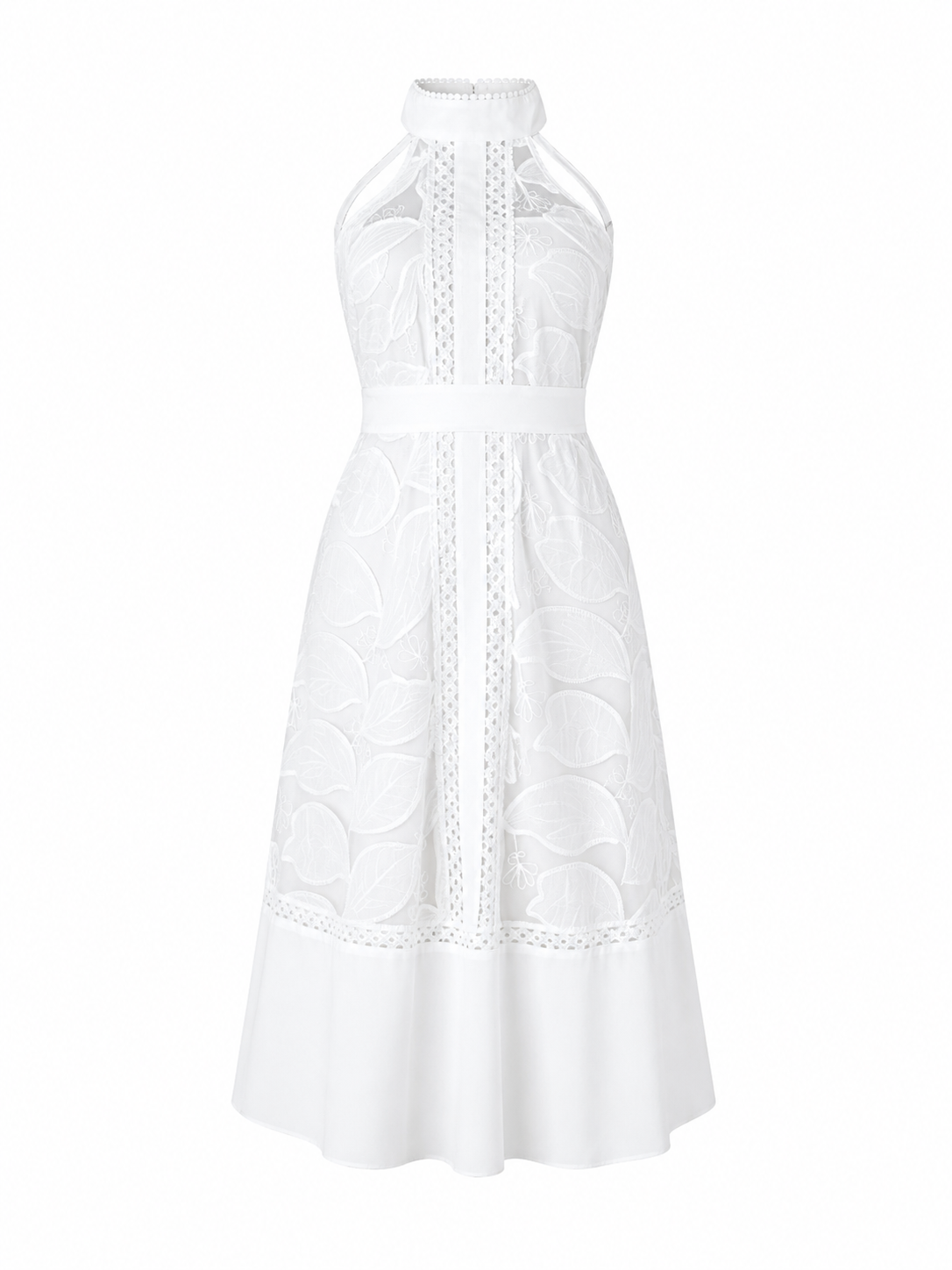 Vestido Blanc Étoile Midi