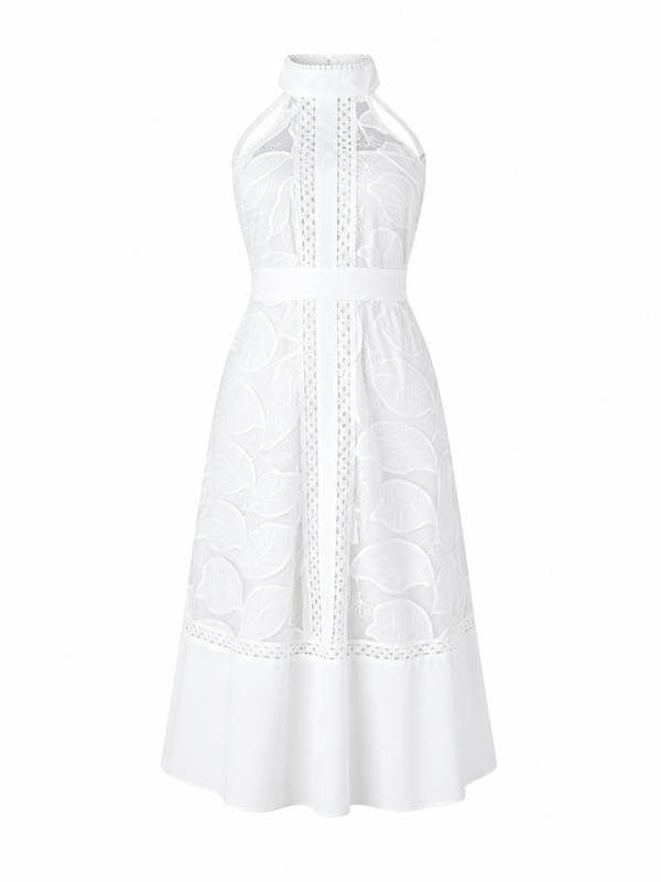 Vestido Blanc Étoile Midi