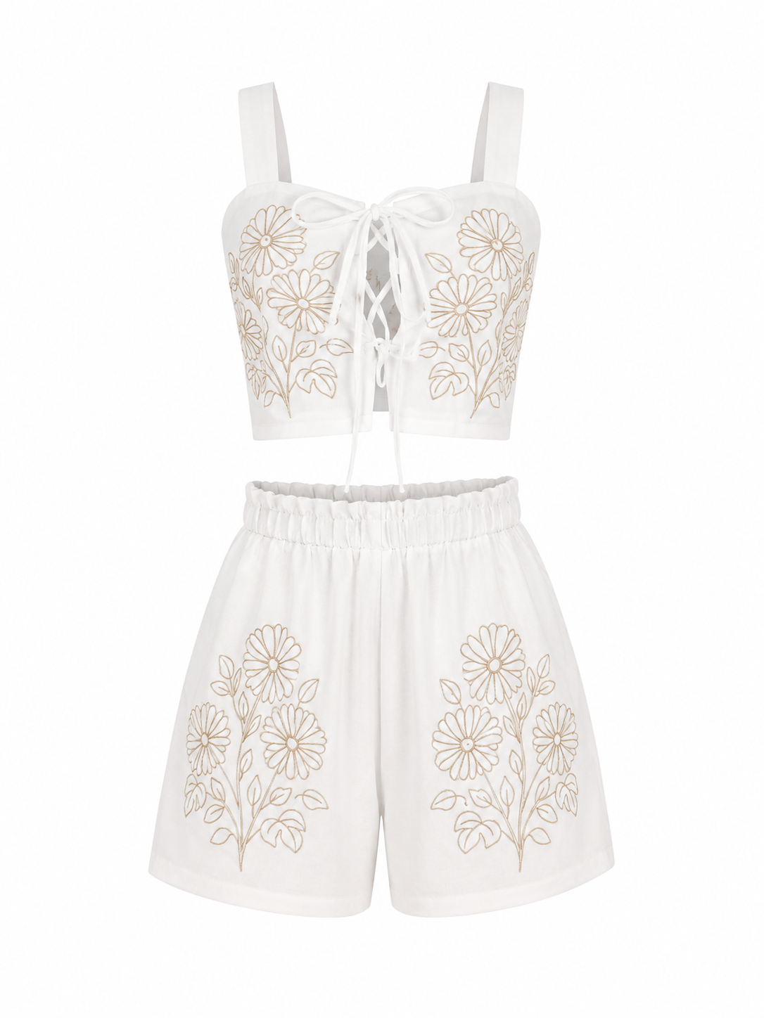 Set Daisy Blanc Luxe