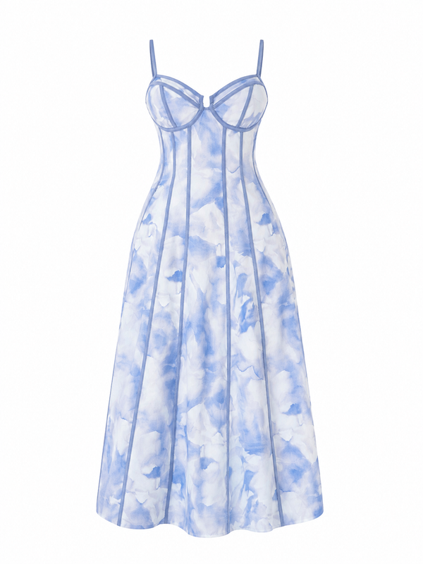 Vestido Cielo de Acuarela Luxe