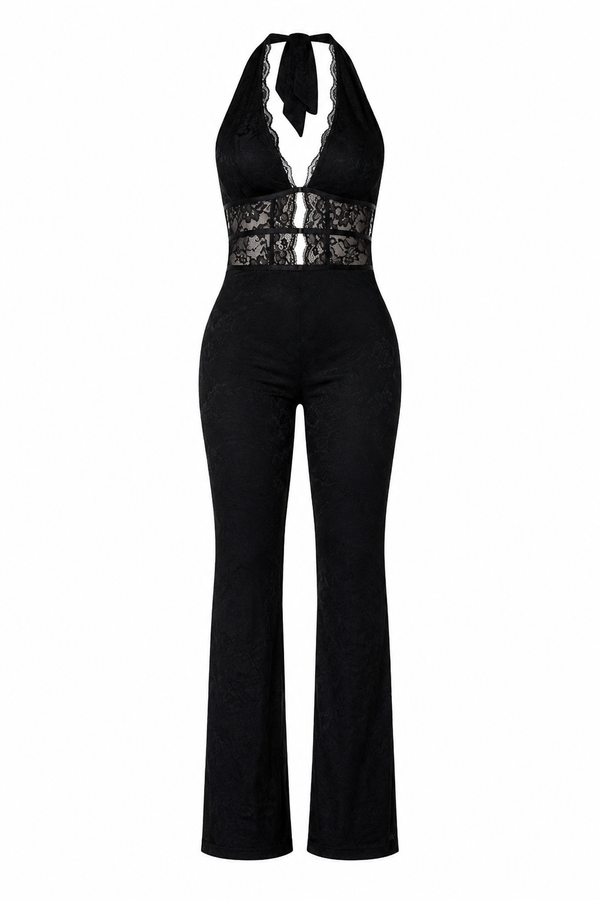 Enterizo Elegance Noir Luxe