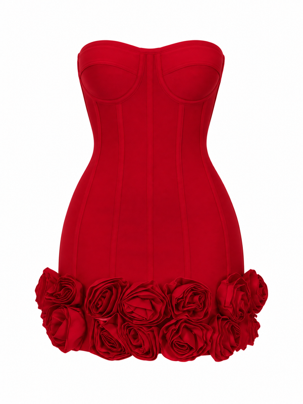 Vestido Rouge Bloom Luxe