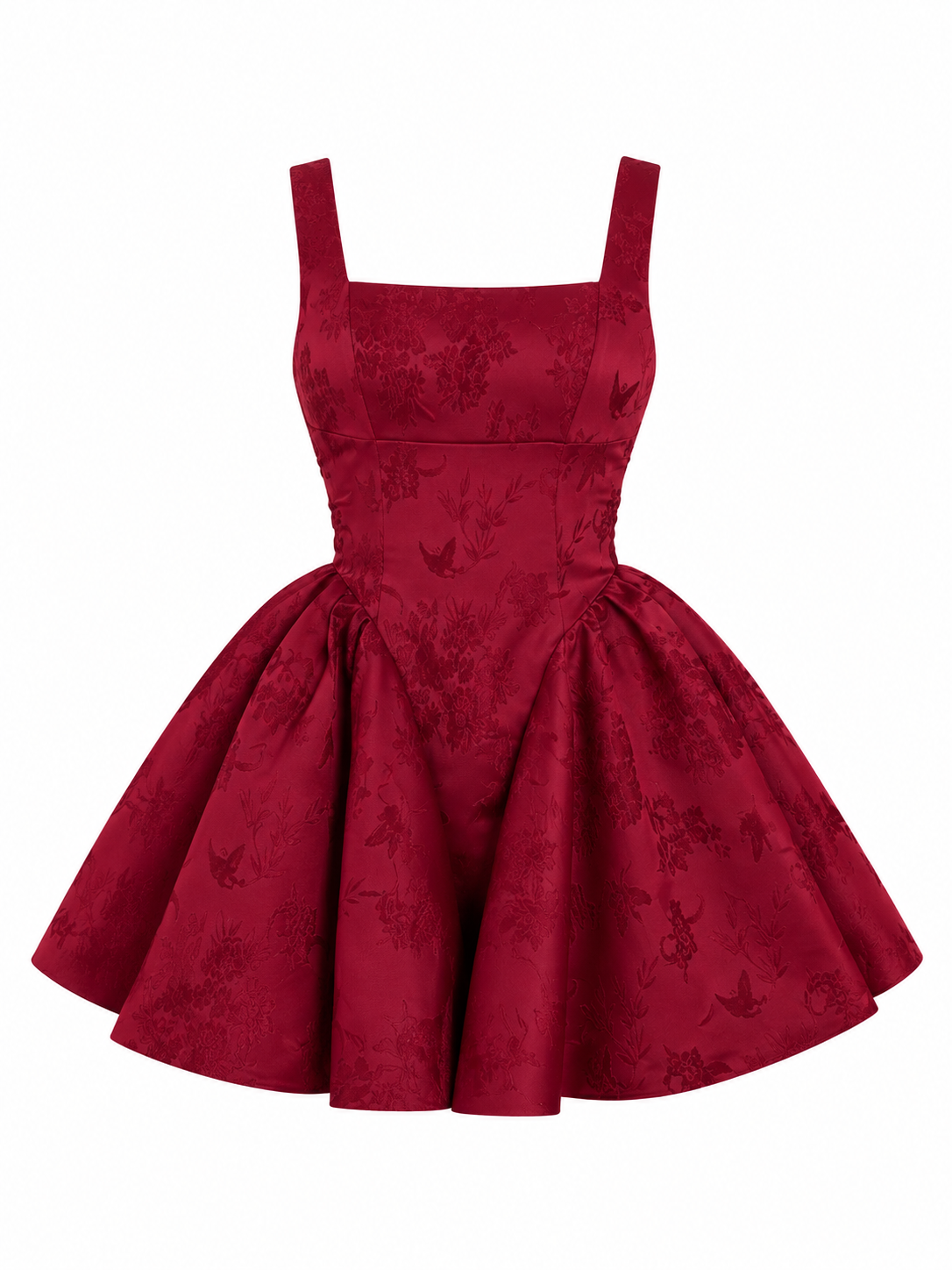 Vestido Burgundy Romance Luxe