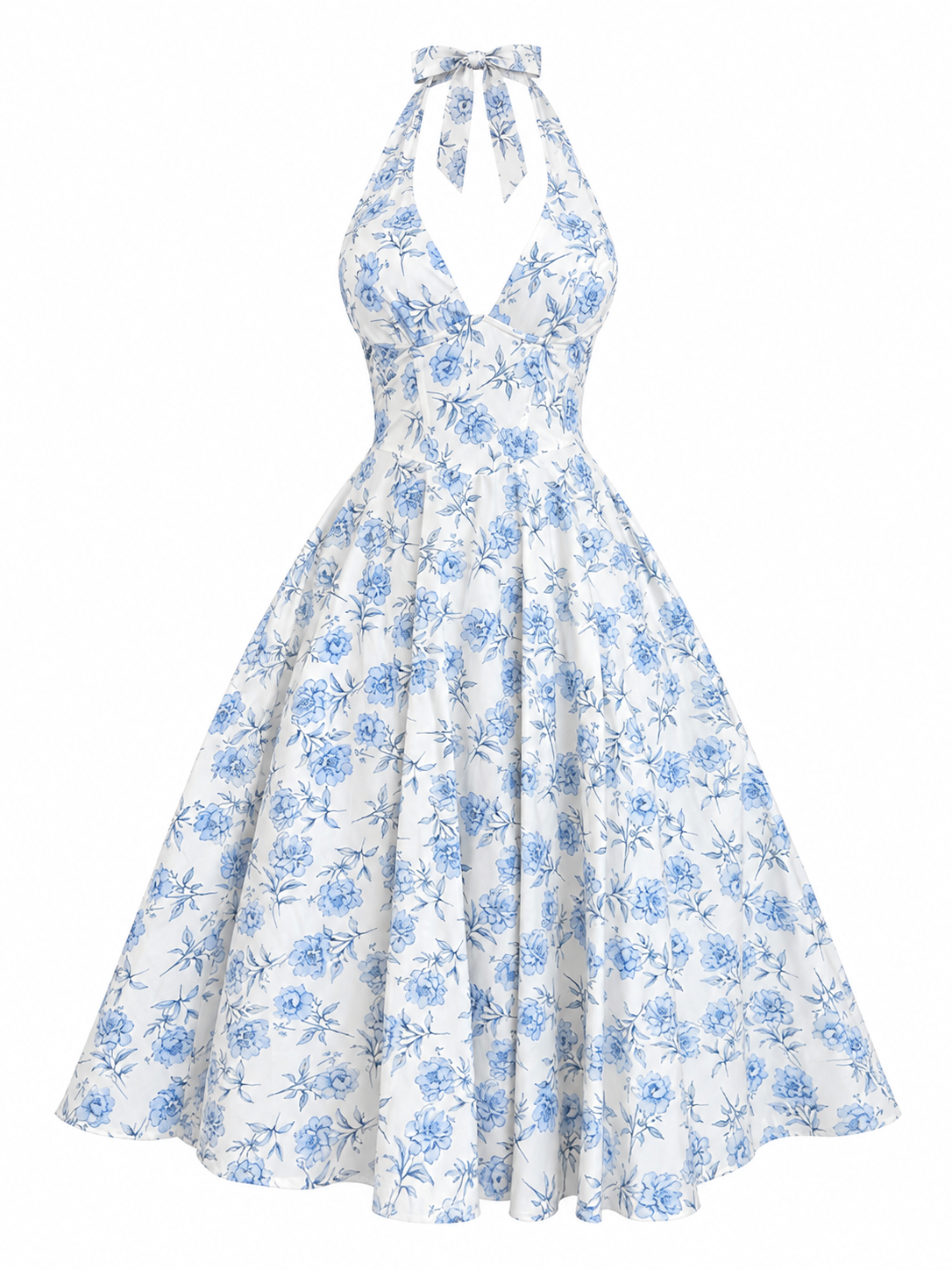Vestido Jardín Celeste