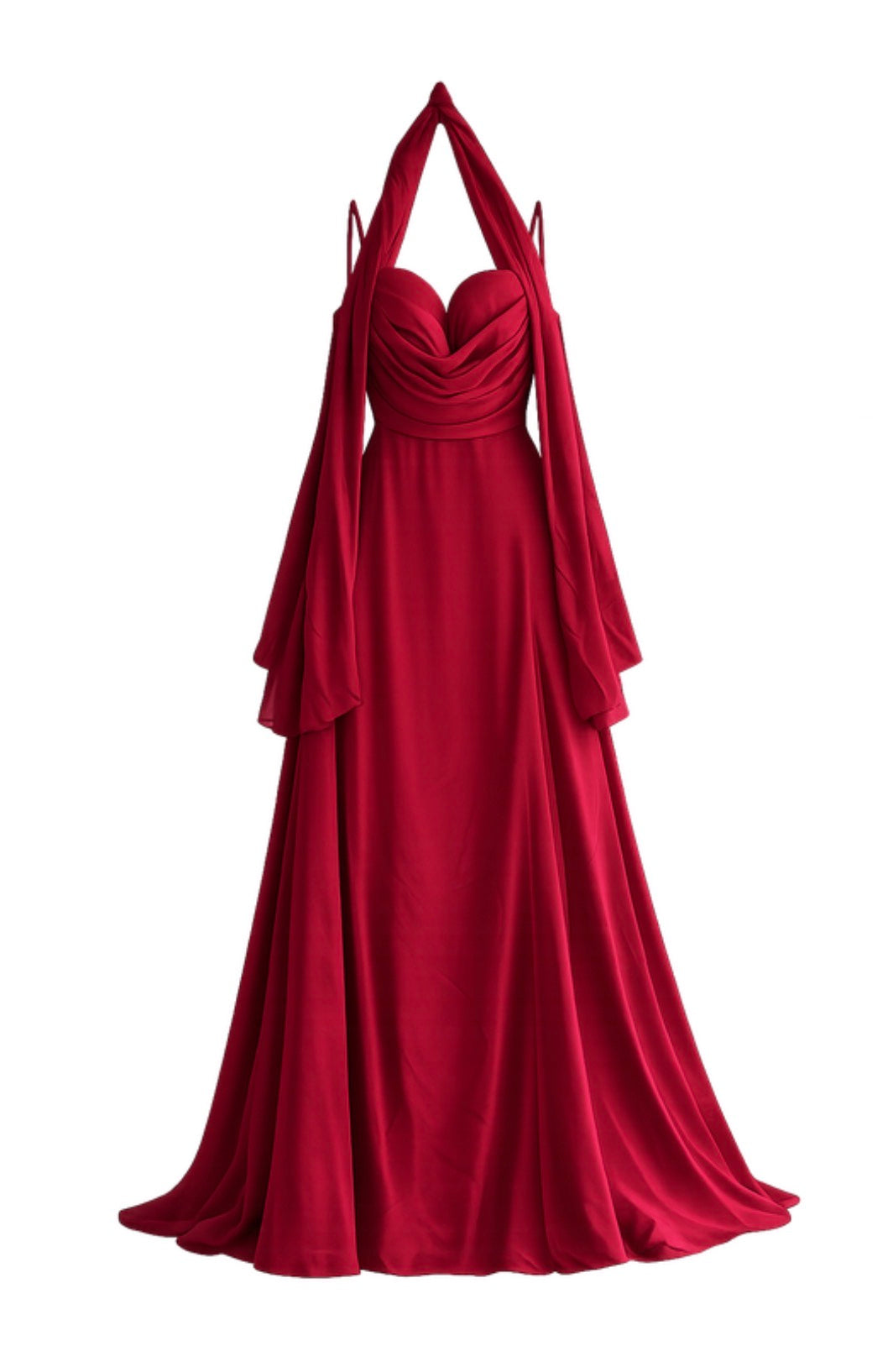 Eternal Crimson Muse Gown