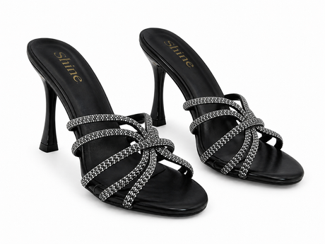 Sandalias Midnight Crystal Luxe