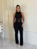 Set Frog Button Lace
