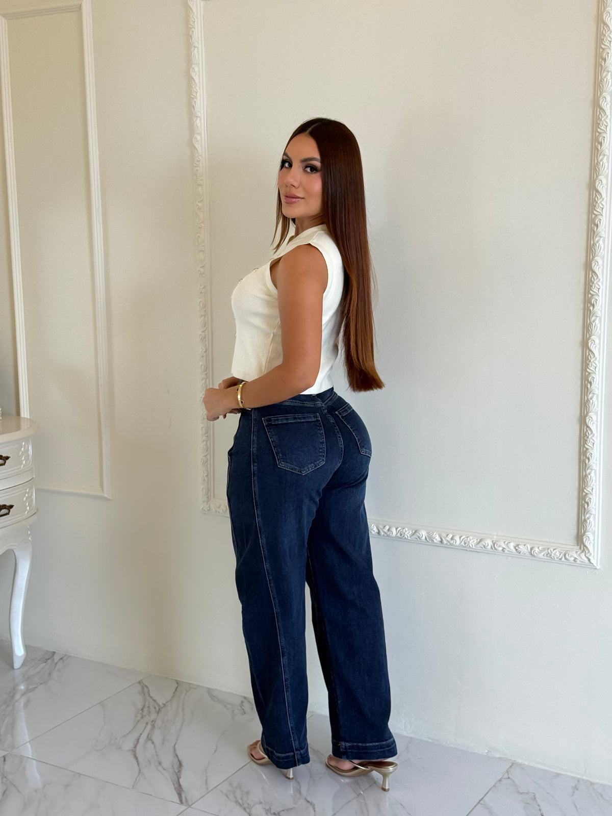 Blusa Napoleón Botones Dorados