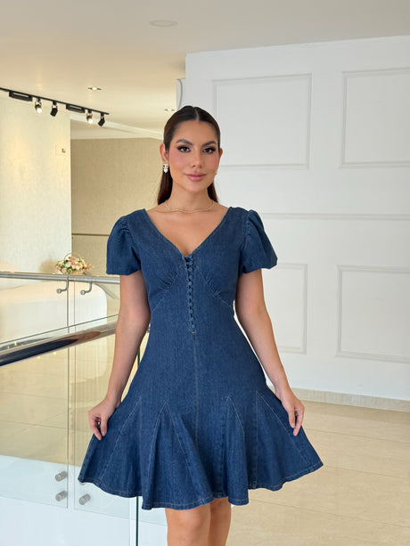 Vestido Denim Élégance