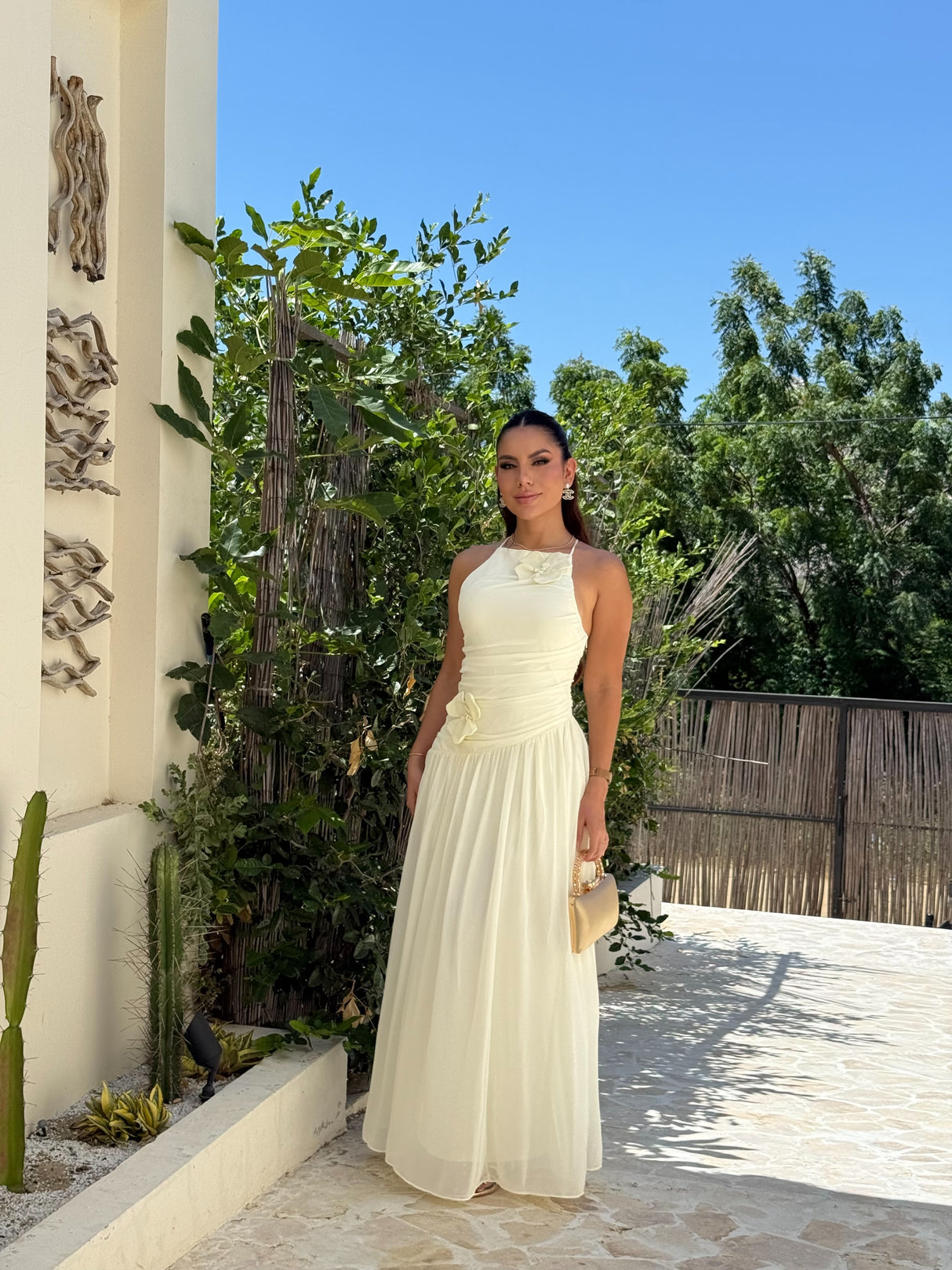 Vestido Ivory Bloom Luxe