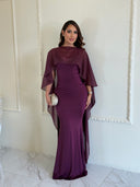 Vestido Draped con Estola