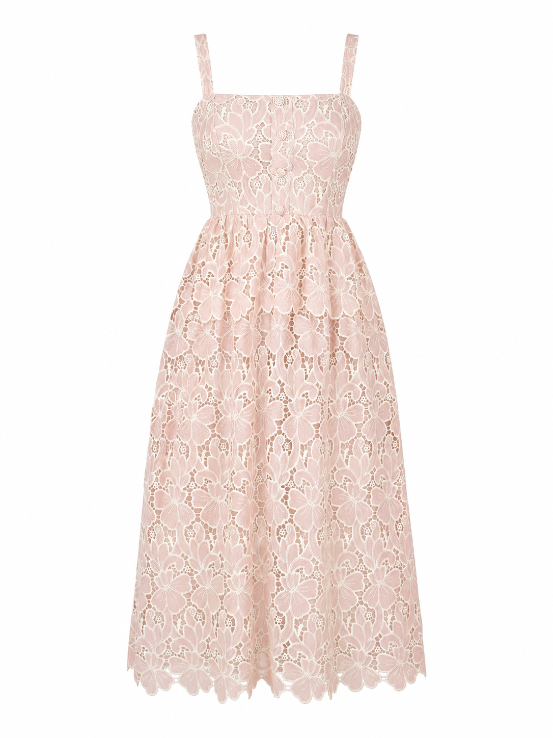 Vestido Rosé Jardin Luxe