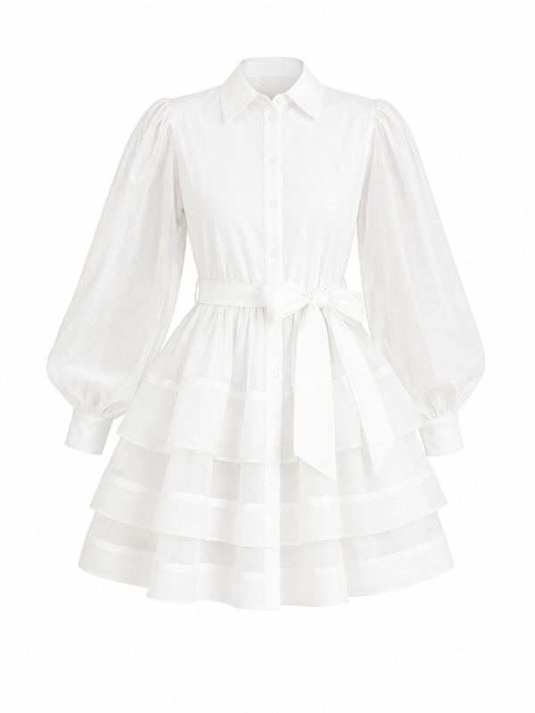 Vestido Blanc Étoile Luxe
