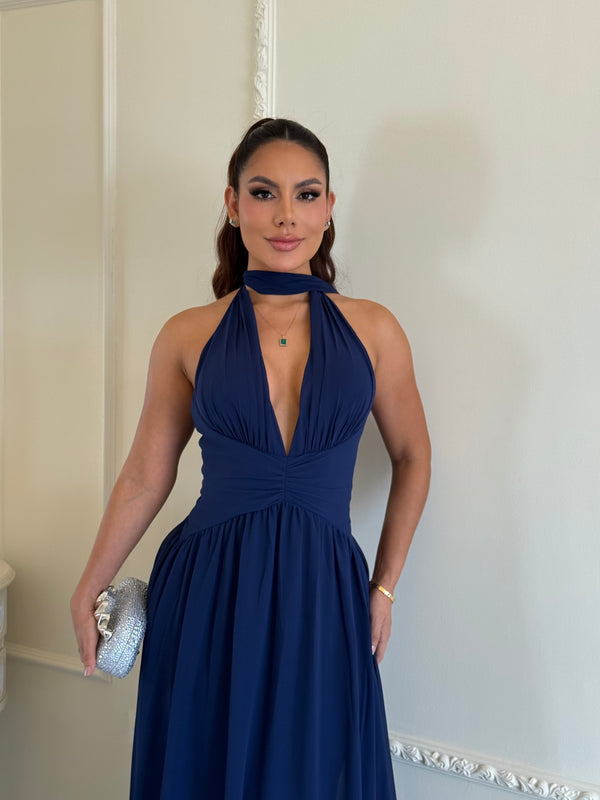 Vestido Halter Aura Soleil