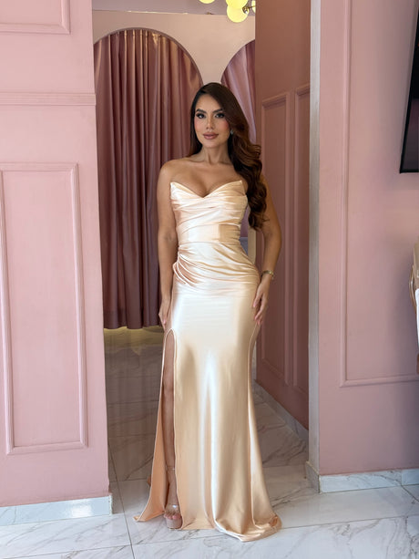 Vestido Satin Étoile Luxe