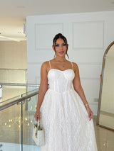Vestido Midi Celeste