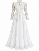 Vestido Bridal Lace Ivory