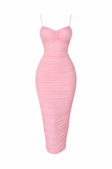 Vestido Midi Sculpt Glam