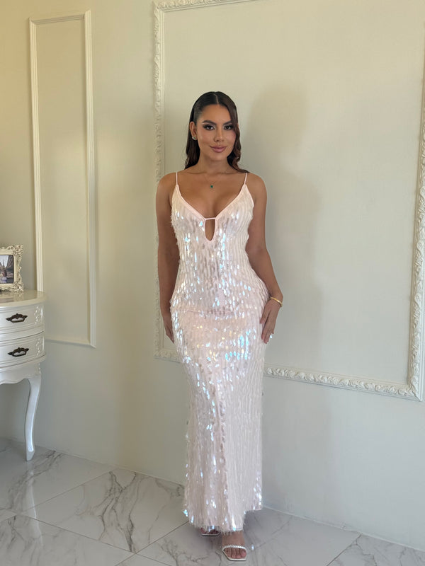 Vestido Iridescent Pearl