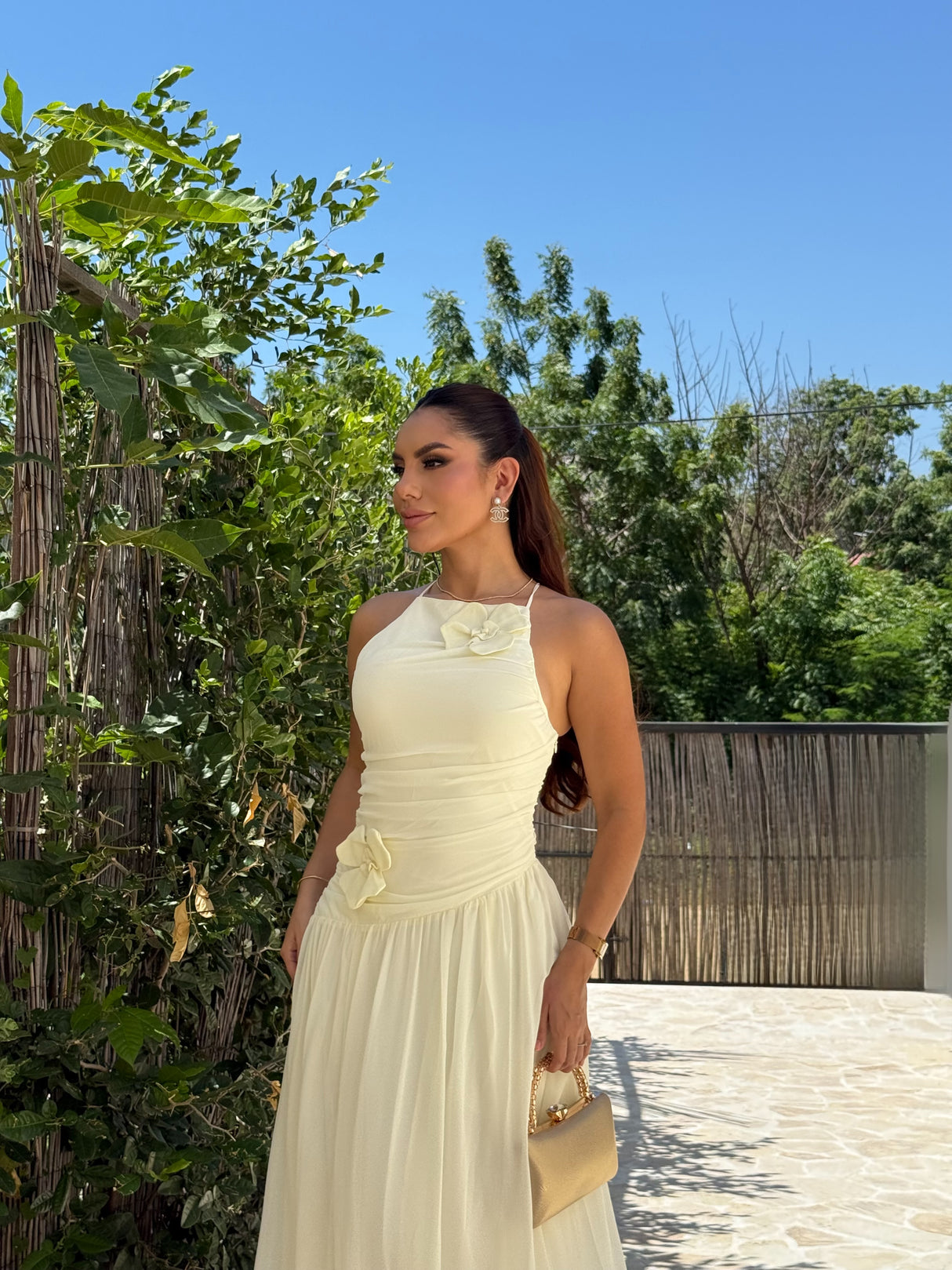 Vestido Ivory Bloom Luxe