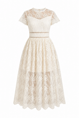 Ivory Garden Dress