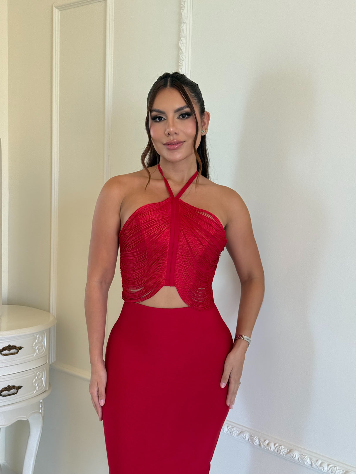 Set Rouge Élégance Luxe