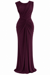 Vestido Elegance Berenjena