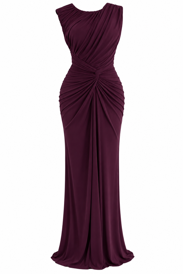 Vestido Elegance Berenjena