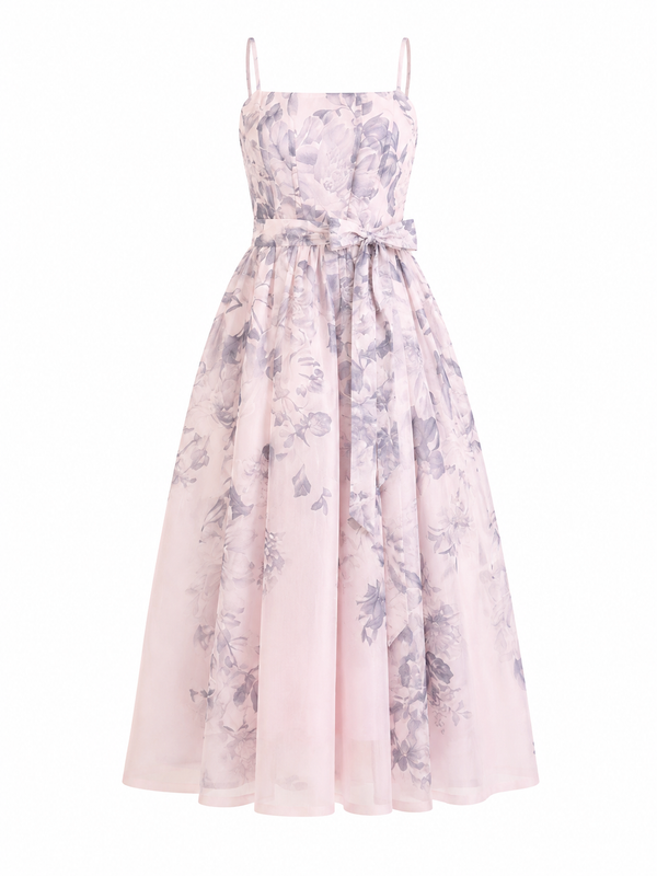 Vestido Rosé Fleur Luxe