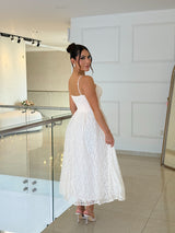 Vestido Midi Celeste