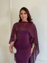 Vestido Draped con Estola