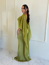 Vestido Draped Olive