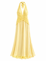 Vestido Largo de Gala con Escote en V Eternal Siren