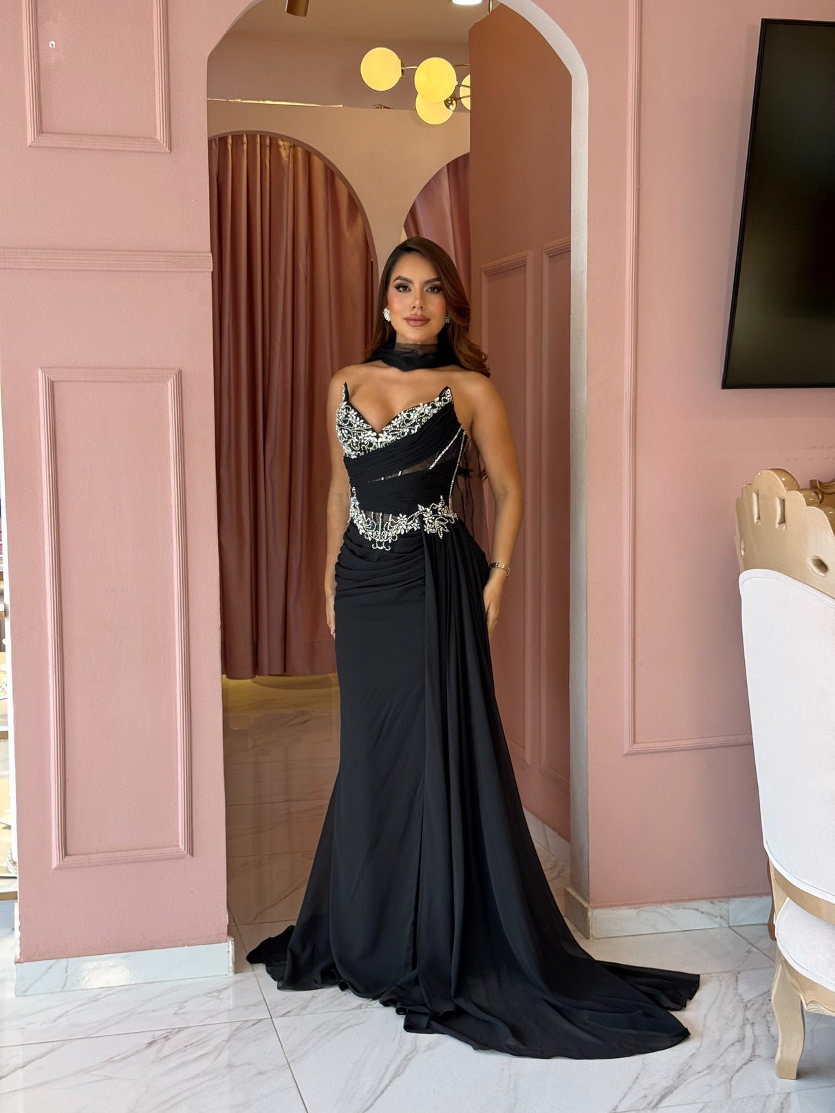 Vestido Ébano Royale Luxe
