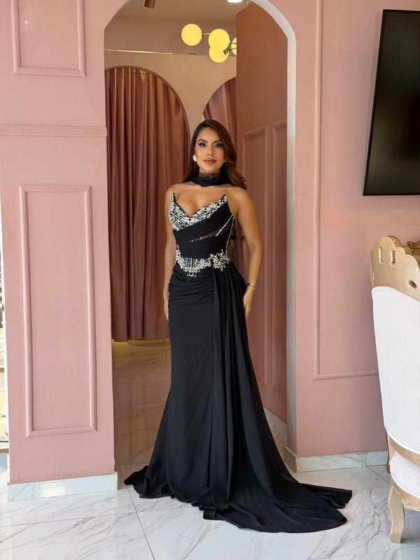 Vestido Ébano Royale Luxe