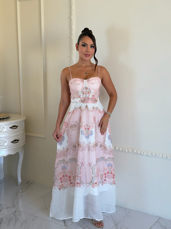 Vestido Blush Romance
