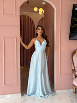 Vestido Celeste Serenity Luxe